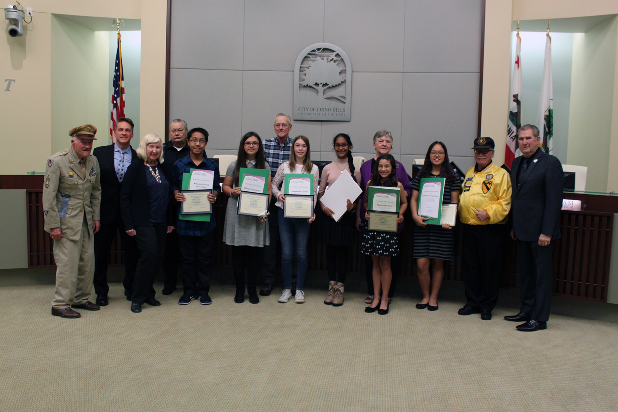 Interview-a-Veteran Group Photo